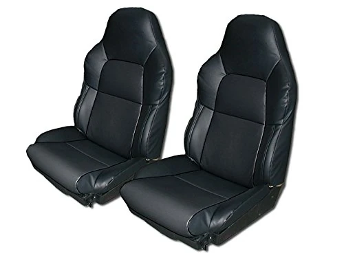 Chevy Corvette C4 STANDARD(BASE) 1994-1996 BLACK Artificial leather Custom Made Original fit seat cover