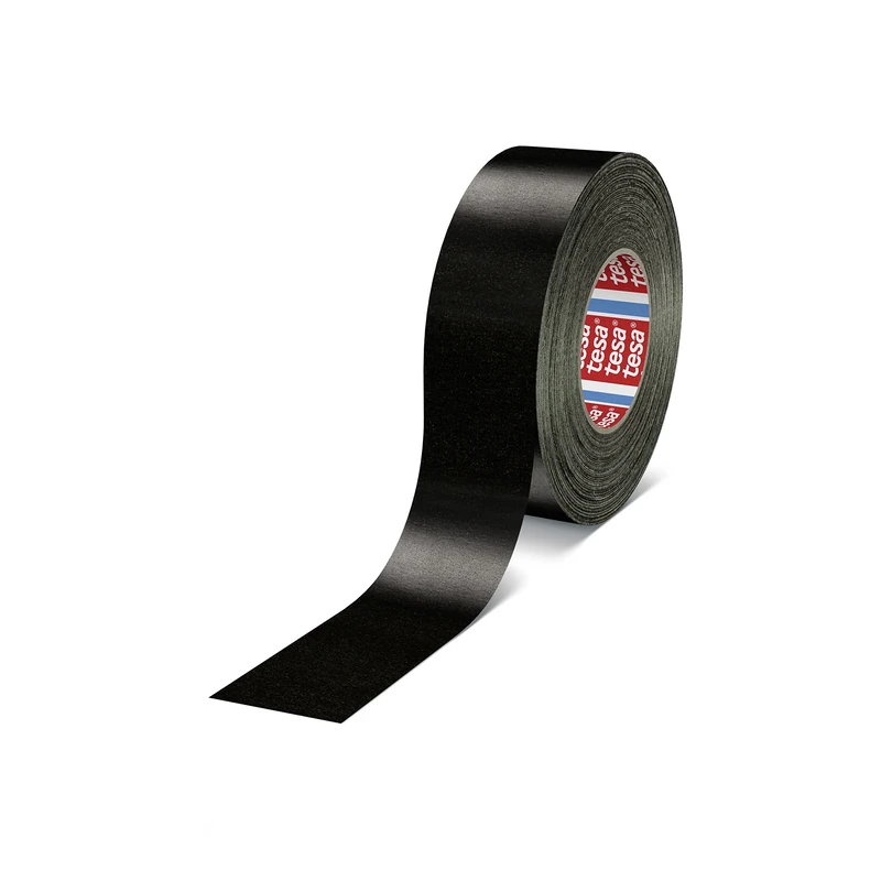 Tesa T46515050S 4651 Premium Adhesive Tape, 50 m x 50 mm, Black