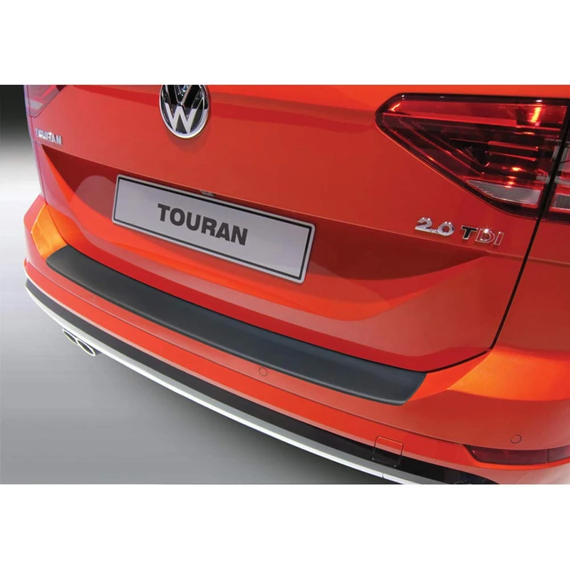 RGM ABS Rear bumper protector compatible with Volkswagen Touran 9/2015- Black
