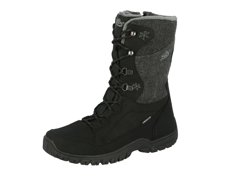 Lico Women’'s Maike Snow Boots, Grey/Black, 6.5 UK