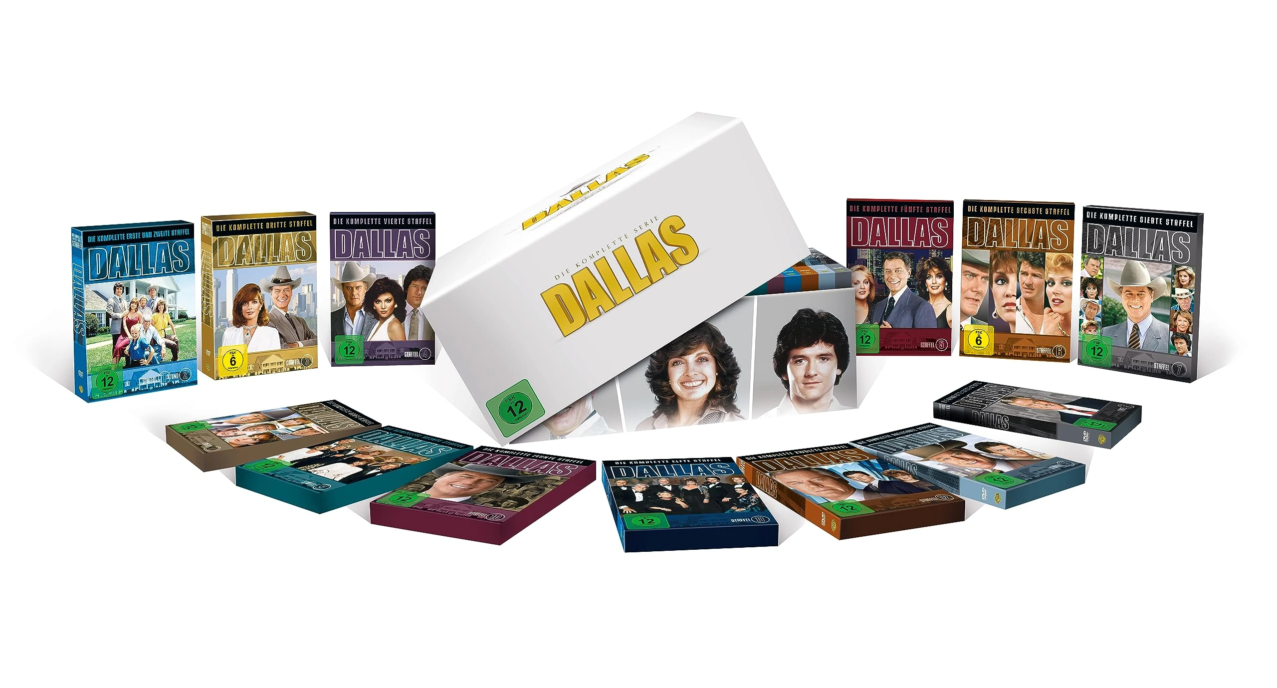 Dallas: Komplettbox: Staffel 1-14 [DVD]