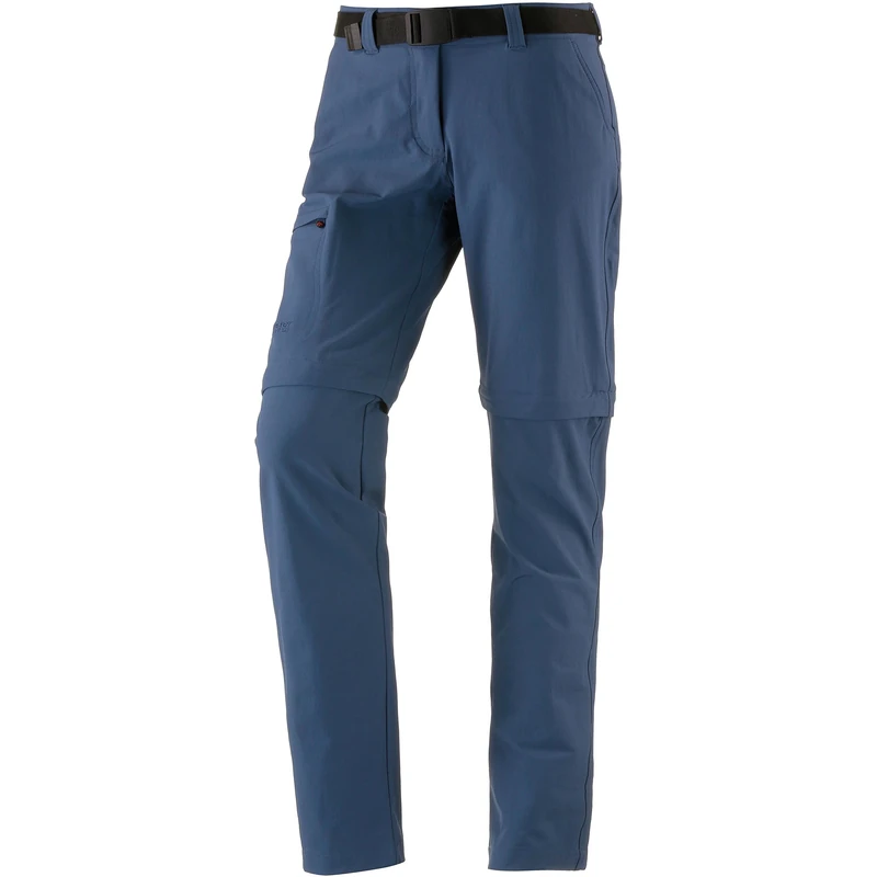 maier sports Inara Slim Zip, Women's Hiking Trousers, Water-Repellent Trousers for Trekking and Hiking, Close-Fitting Cut, Zip-Off Function, PFC-Free, mSTRETCH pro 4 & dryprotec