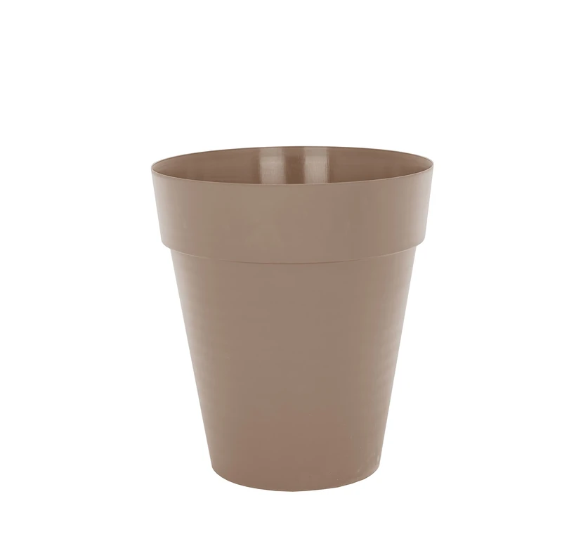 Artevasi Capri High, High round plastic pot, 56cm, color: taupe