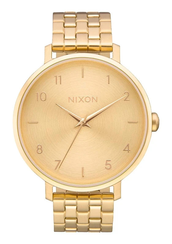 Nixon Women's Analogue Quartz Watch with Stainless Steel Strap, Gold, One Size, Stainless Steel