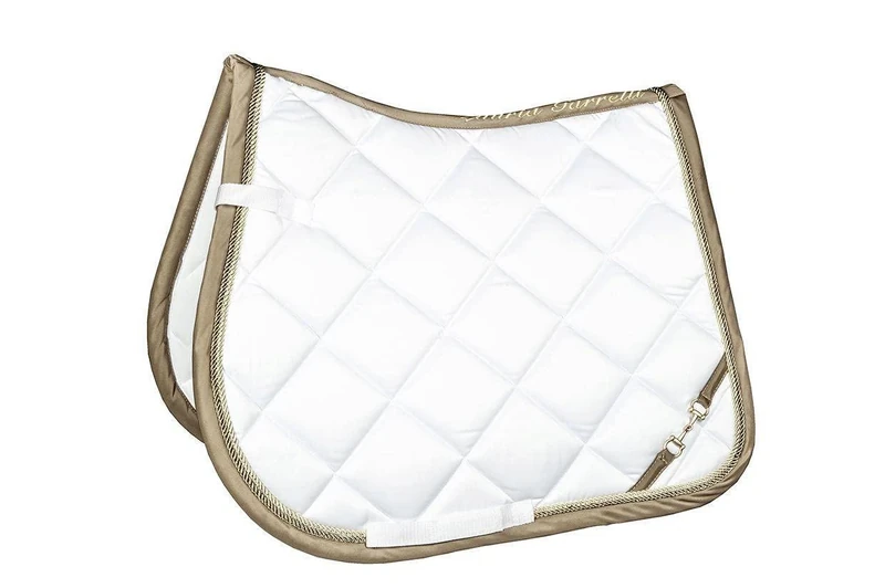 HKM Golden Gate Bit Saddle cloth White General Purpose