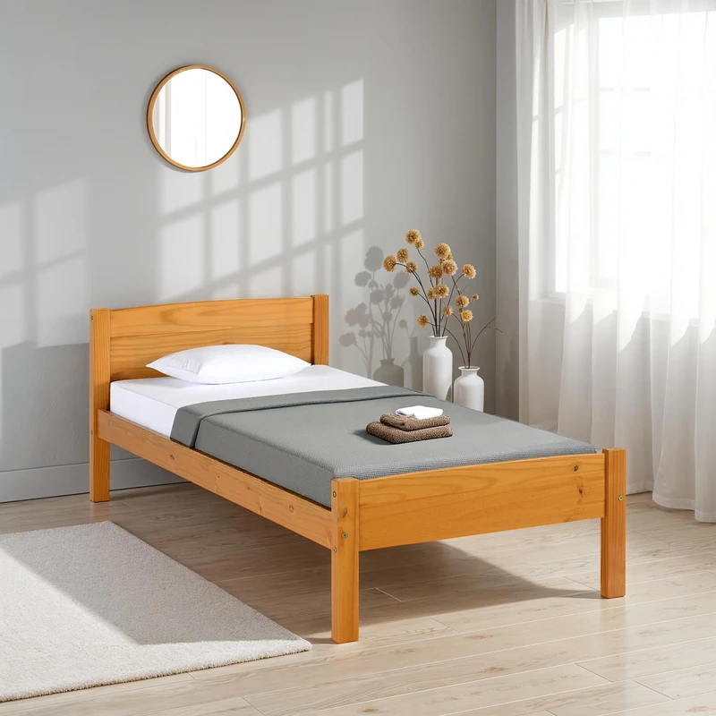 Seconique Amber 3' Single Bed in Antique Pine