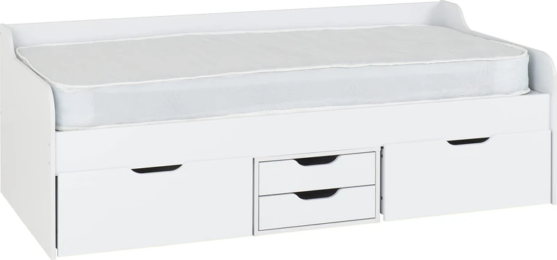 Seconique Dante 3' Single Day Bed in White