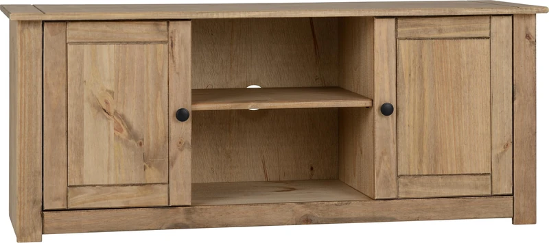 Seconique Panama Flat Screen Tv Unit in Natural Wax