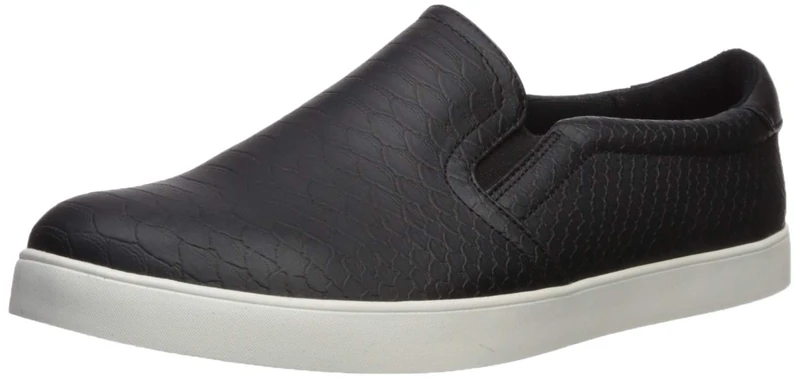 Dr. Scholl's Women's Madison Fashion Sneaker, Black Python, 4.5 UK