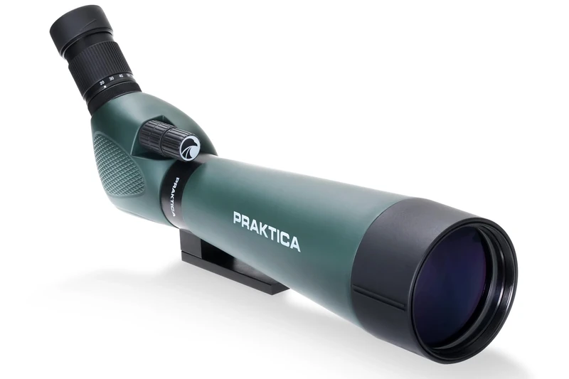 Praktica 20-60 x 80mm FMC Highlander Angled Spotting Scope with Tripod - Green, PRA120
