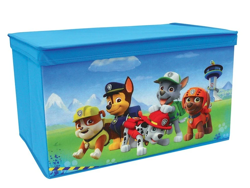 FUN HOUSE 712540 PAW Patrol Collapsible Polyester Toy Chest, Blue, 55.5 x 34.5 x 34 cm