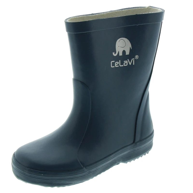 CeLaVi Basic Wellies, Unisex Kids’ Rain boat, iceblue, 5 Child UK (EU)
