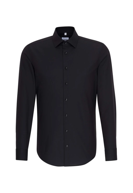 Seidensticker men's business shirt - slim fit - non-iron - Kent collar - long sleeve - 100% cotton