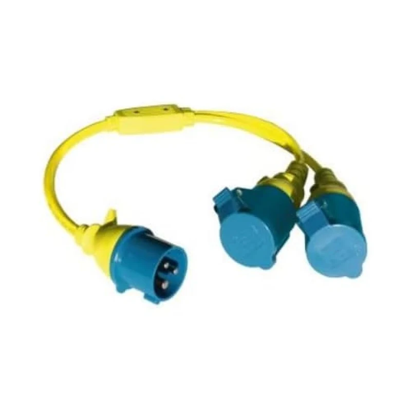 Victron Splitter 16A 250V CEE Plug to 2x CEE Coupling