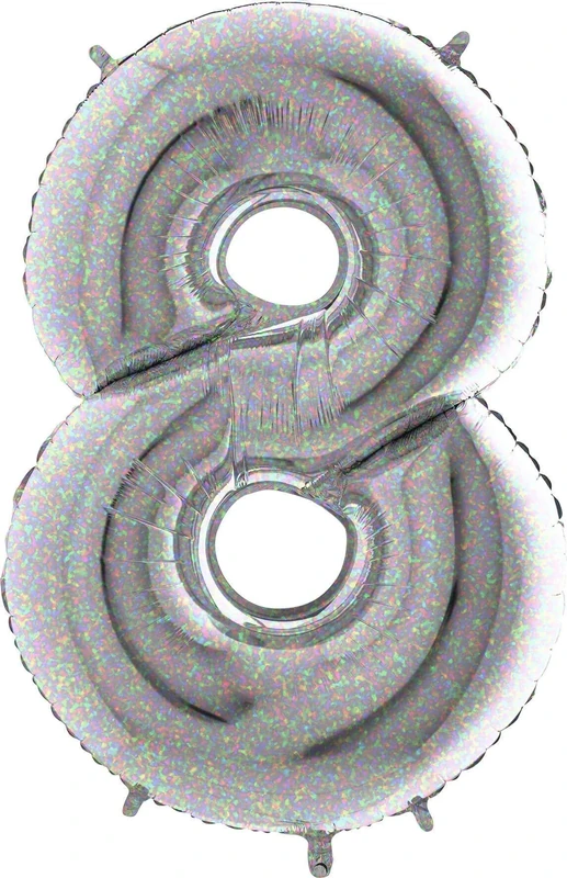 Grabo Number 8 Superloon Holographic Single Pack, Length- 40 Inch - Image 1