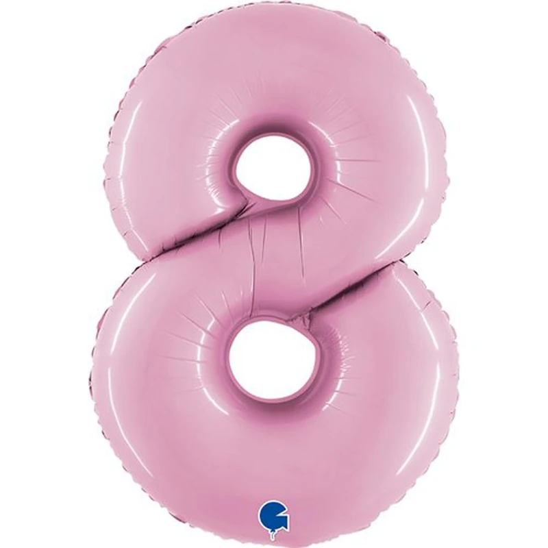 Grabo Number 8 Superloon Single Pack, Length- 40 Inch, Colour- Pastel Pink
