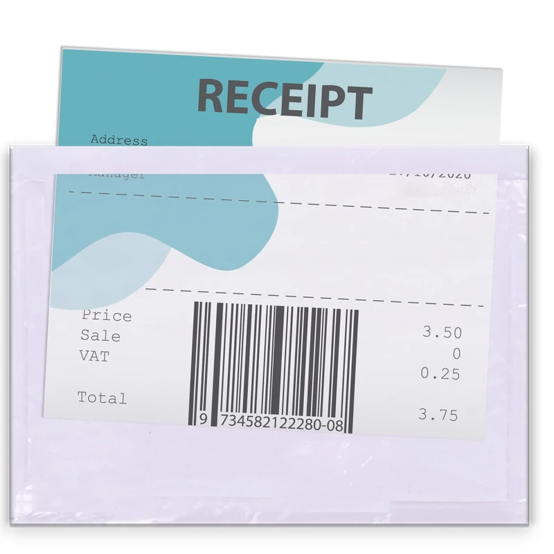 Triplast 4000 x A7 Plain Document Enclosed Wallet (95 x 125 mm) | Peel & Seal Clear Plastic Envelopes/Sleeves/Pockets/Wallets | Attach Invoices, Packing Lists & Delivery Notes to Parcels