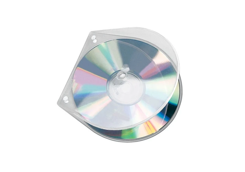 Veloflex 4365100 CD/DVD Sleeves Velo Box, Pack of 100 - Image 1