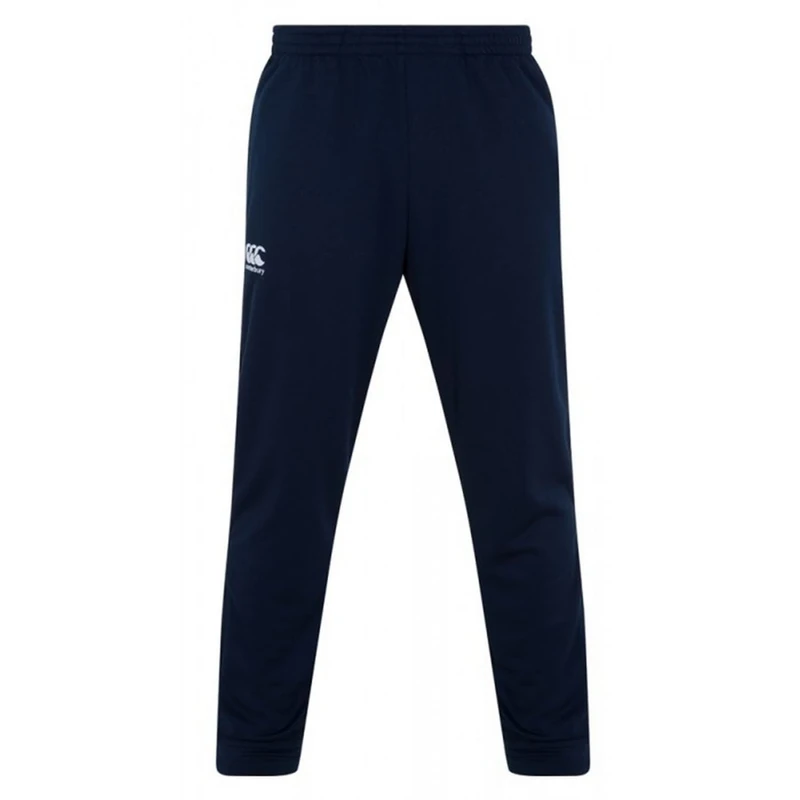 Canterbury Men's Stretch Tapered Poly-Knit Pants | Lightweight Joggers Track Pants, Navy, 3XL