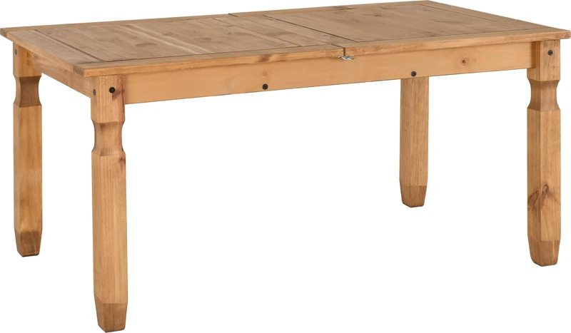 Seconique Corona Extending Dining Table in Distressed Waxed Pine
