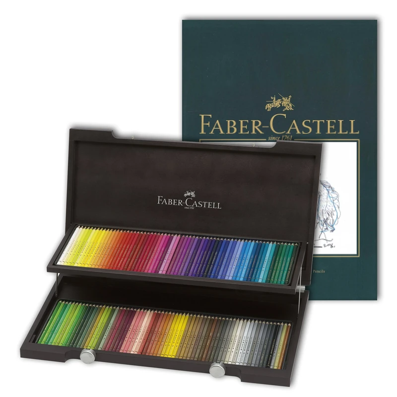 Faber-Castell, Polychromos Coloured Pencils with A4 Sketch Pad