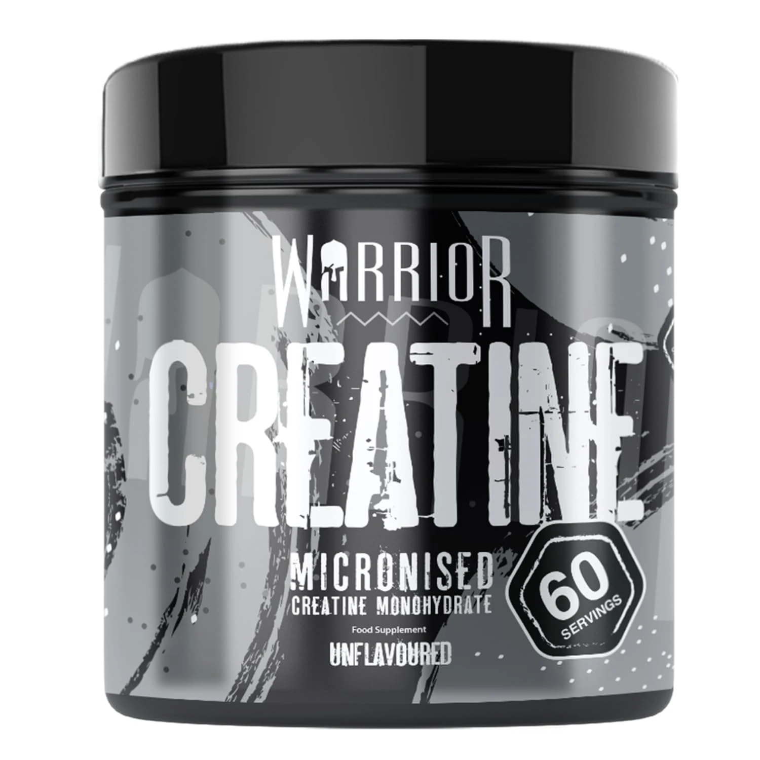Warrior Creatine Monohydrate Powder 300g (60 Servings) – Pure Micronised Creatine Powder Supplement for Men & Women, Pre & Post Workout Strength, Muscle Growth & Recovery, Vegan – Unflavoured