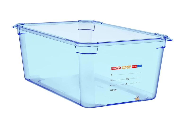 Araven ABS (BPA Free) Blue Container - GN 1/1 200mm