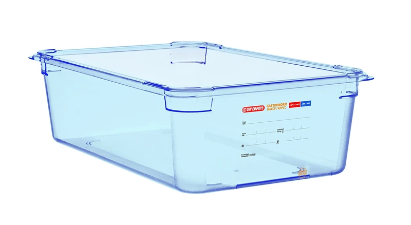 Araven ABS (BPA Free) Blue Container - GN 1/1 150mm