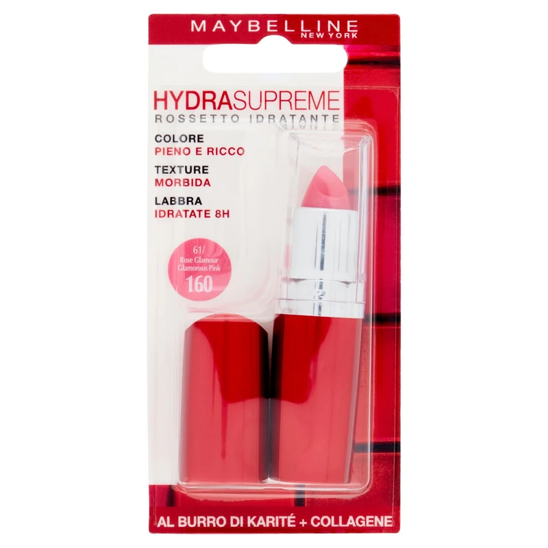 MAYBELLINE HYDRASUPREME ROSSETTO LIPSTICK NR.61/160 GLAMOROUS PINK