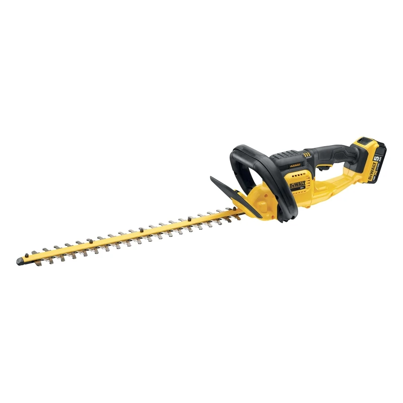 DEWALT DCM563P1-GB 18 V XR Hedge Trimmer, 1 x 5 Ah, Yellow