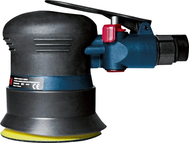 Bosch Professional compressed air random orbit sander (80 mm disc, 2.5 mm stroke, no-load speed 12,000 min-1, 170 watts)