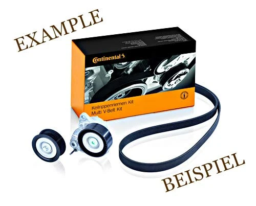 Contitech 6PK1468 K1 Ribbed V-Belt Set