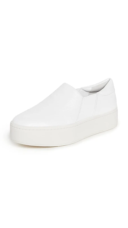Vince Women's Warren Slip On Platform Sneaker, Plaster, 5 UK