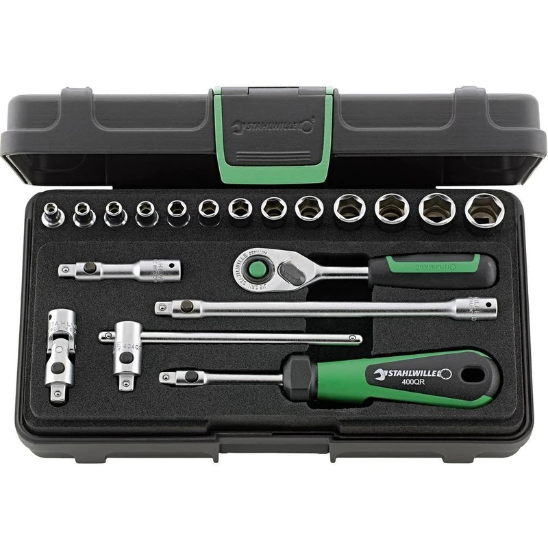 JUEGO COMPLETO DE Llave DE Vaso 1/4" - 40/13/6QR KN