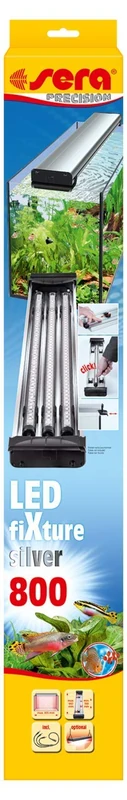 sera LED Fixture 800 Silver - Attachment Lamp for LED Tubes