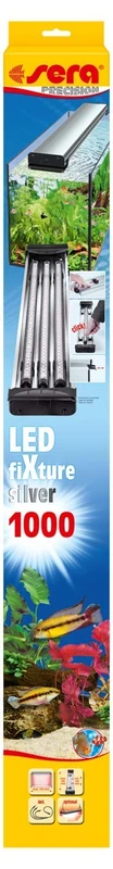 sera LED Fixture 1000 Silver - Attachment Lamp for LED Tubes