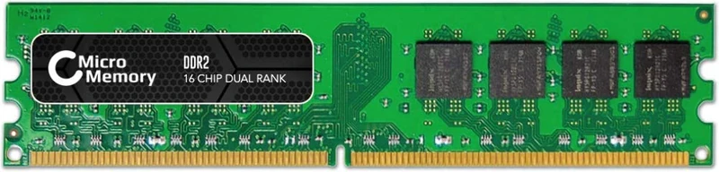 MicroMemory 2GB DDR2 800MHz 2GB DDR2 800MHz Memory Module – 2 GB (800 MHz, 240-pin, DDR2, DIMM) Memory Modules - Image 1