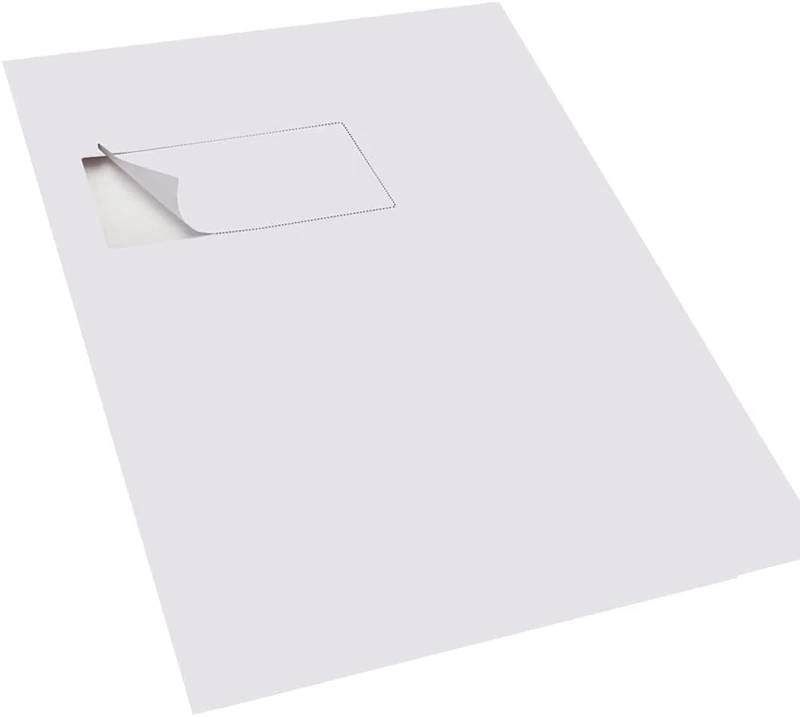 Triplast 110 x 80 mm A4 Integrated Labels Address Peel Off Dispatch Notes Packing Slips - White (Pack of 4000)