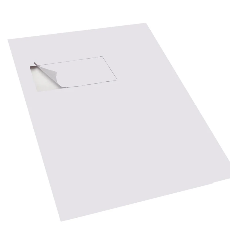 Triplast 110 x 80 mm A4 Integrated Labels Address Peel Off Dispatch Notes Packing Slips - White (Pack of 2000)