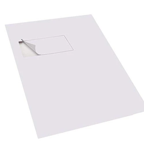 Triplast 110 x 80 mm A4 Integrated Labels Address Peel Off Dispatch Notes Packing Slips - White (Pack of 3000)