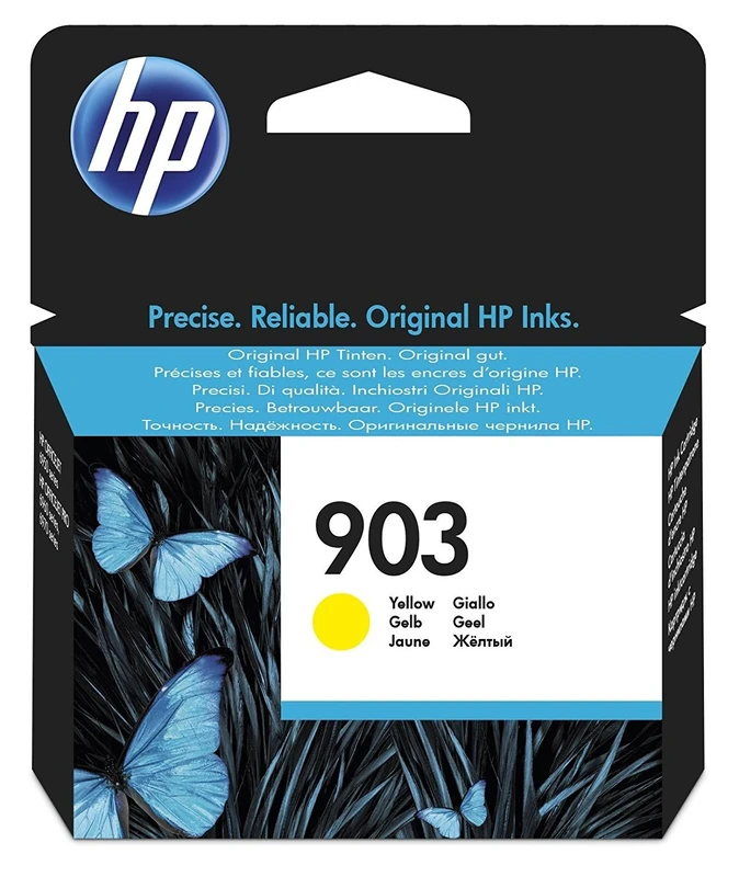 HP Inkjet Cartridges, Yellow, Standard