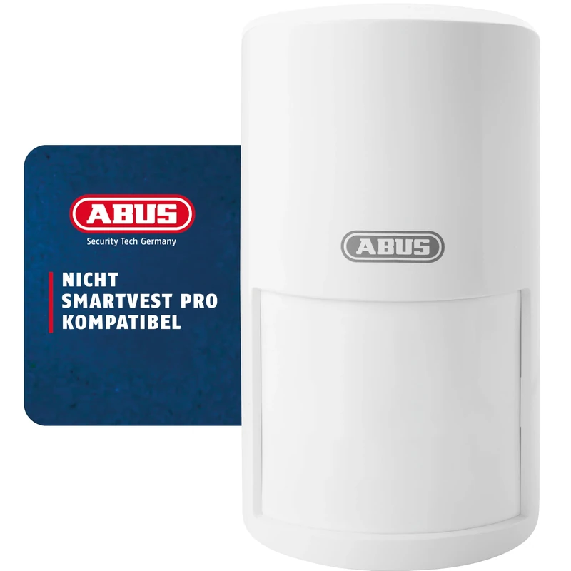 ABUS Smartvest wireless motion detector for wireless alarm system | room monitoring | wireless installation | battery-operated | white | 38829