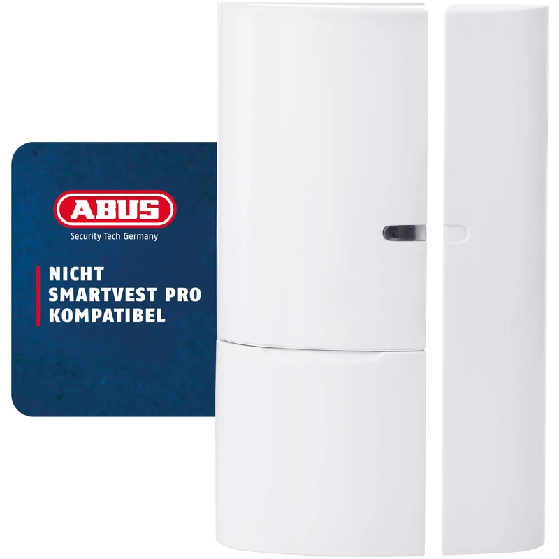 ABUS Smartvest opening detector for wireless alarm system | can be used on doors and windows | test winner | wireless installation | white | 38830