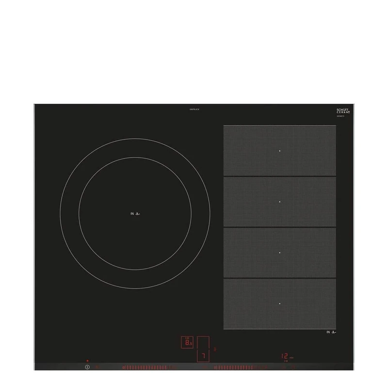 Siemens EX675LJC1E Hob Black Integrated with Hob (Black, Built-in, with Induction Plate, 19 cm, 2.2 W, 21 cm)