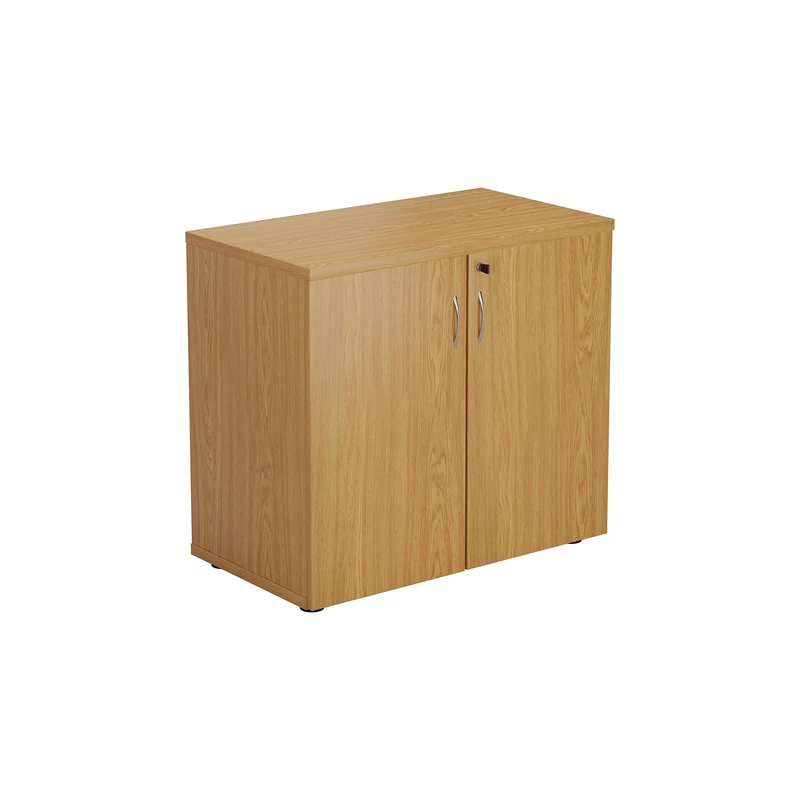 Office Hippo Desk High Cupboard, Lockable Oak, 80 x 45 x 73 cm