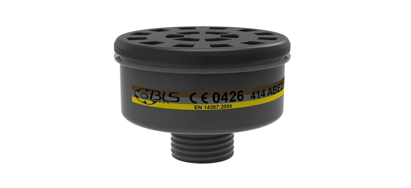 Safety Gas Filter A2B2E2 (en 14387) Gases and Vapours, Organic Compounds, Boiling Point 65 °C, Inorganic Gases and Vapours, Chlorine, Hydrogen Sulphide, Hydrogen Cyanide - Image 1