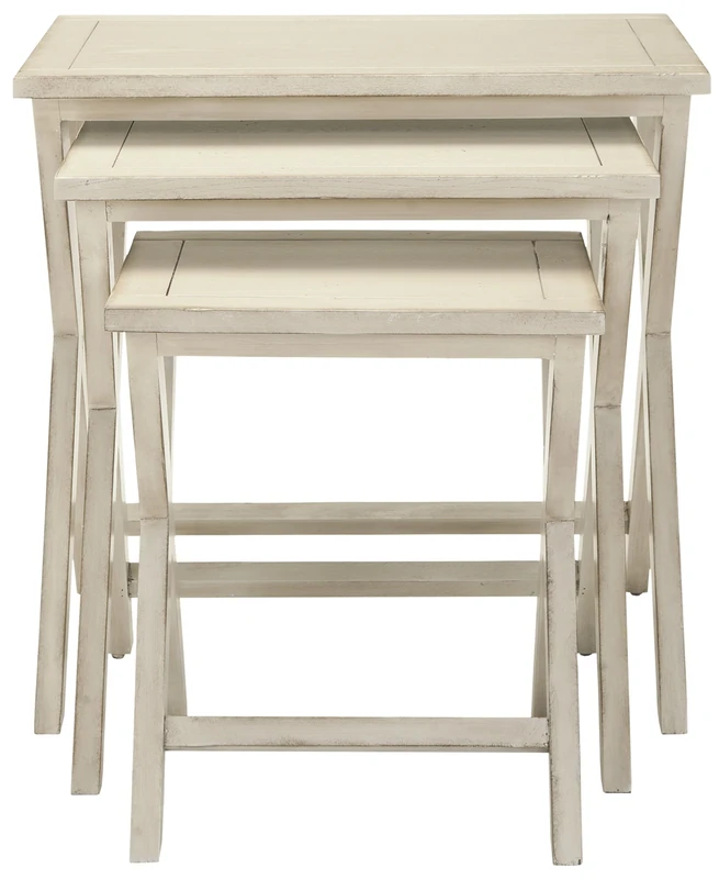 SAFAVIEH Rustic Wooden , in White, 40 X 60 X 55