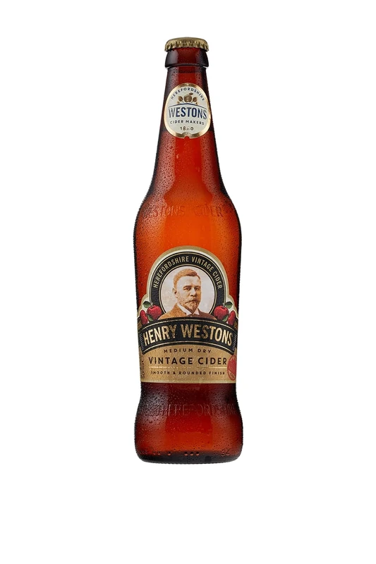 Henry Westons Vintage Glass Bottles, 8.2% ABV 8 x 500ml