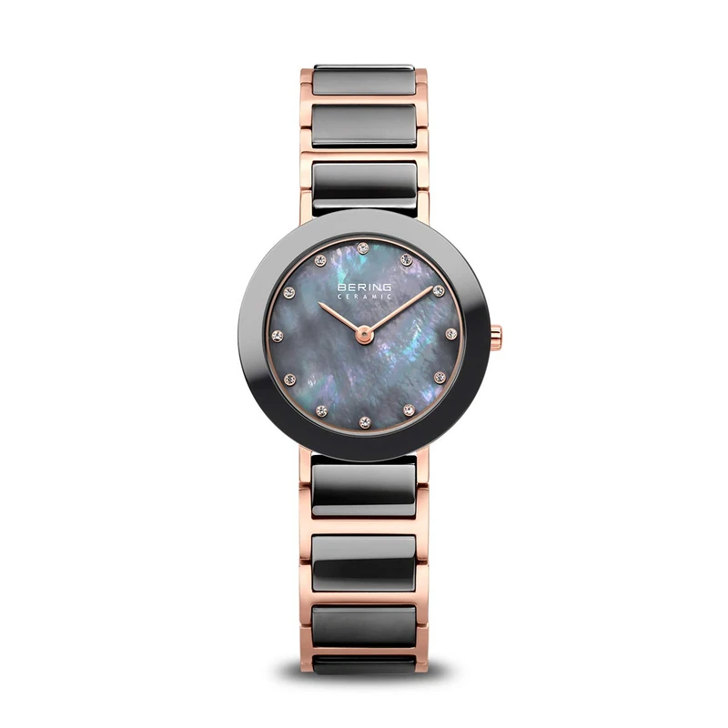 BERING Women Analog Quartz ceramic collection Watch with stainless steel/Ceramic Strap and Sapphire Crystal 11429-769 - Image 1