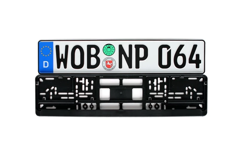 European License Plates Wolfsburg Package
